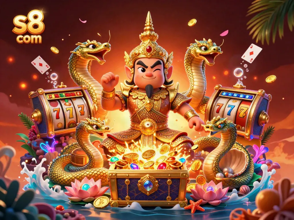 Join the excitement at s8 com with golden treasures and dramatic slot game elements