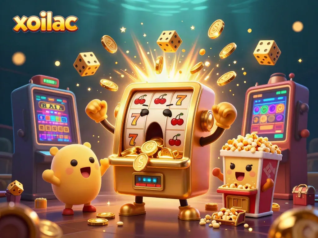 Experience the excitement of xoilac casino gaming with vibrant slot machines and jackpot bliss.