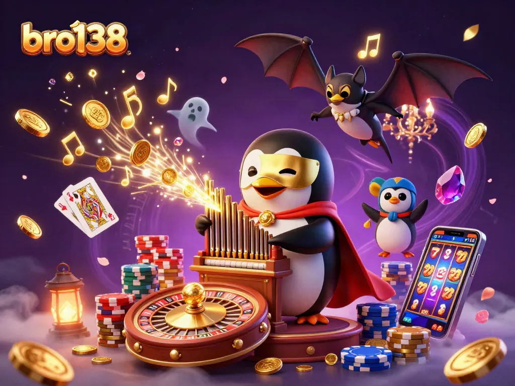 Experience exciting wins with bro138 at a vibrant digital casino featuring dynamic games and animations.