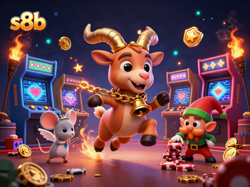 Engage in thrilling gameplay at s8b casino with Krampus overseeing the action!