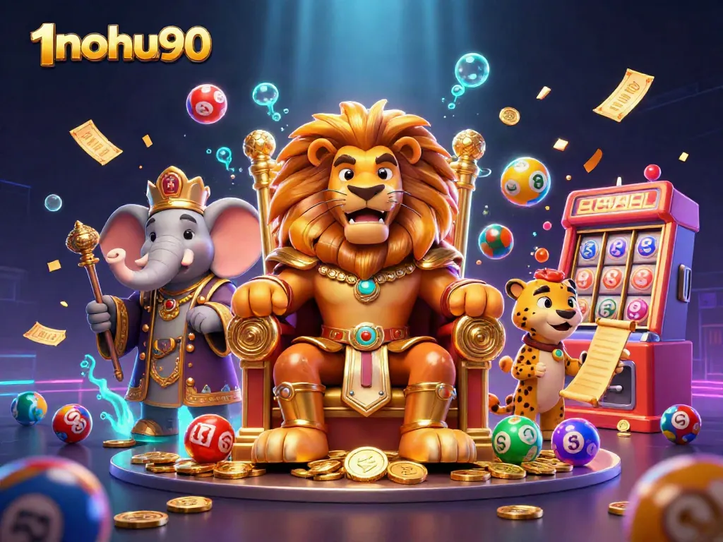 Engage in thrilling gameplay at 1nohu90 with vibrant slot machines and dynamic prize elements.