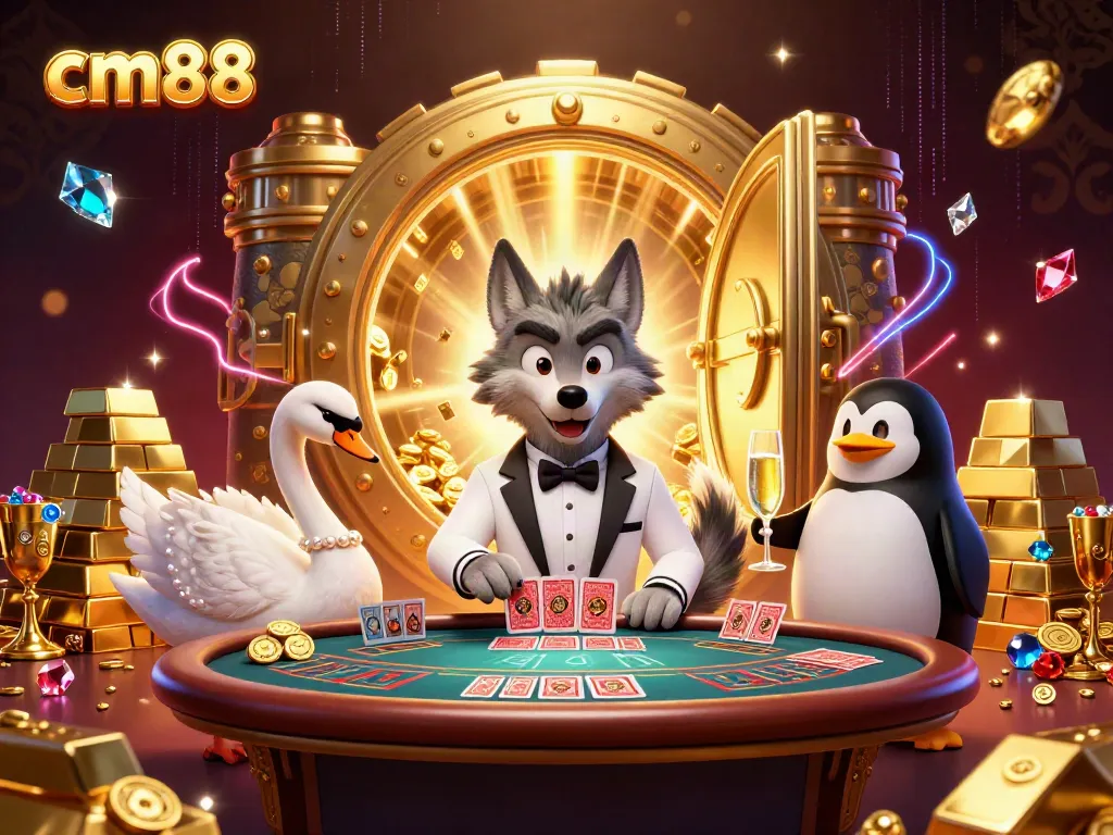 Experience enchanting gaming moments at cm88 with elegant characters and a mesmerizing casino scene.