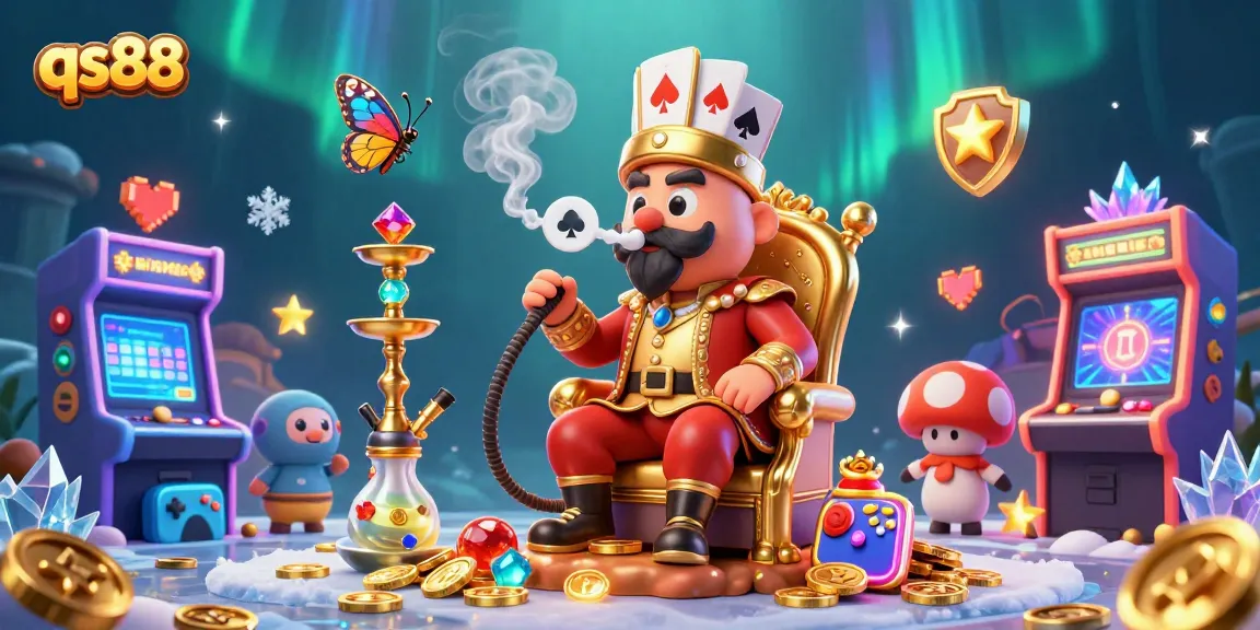 Experience the excitement of qs88 as a caterpillar master issues poker symbols in a dynamic 3D casino scene.
