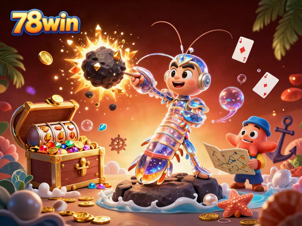 Experience the thrill of winning on 78win with an explosive underwater adventure featuring exciting slot elements.