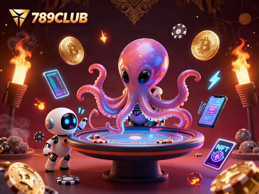 Engage in thrilling gameplay with 789CLUB's vibrant 3D alien poker scene featuring exciting visuals.