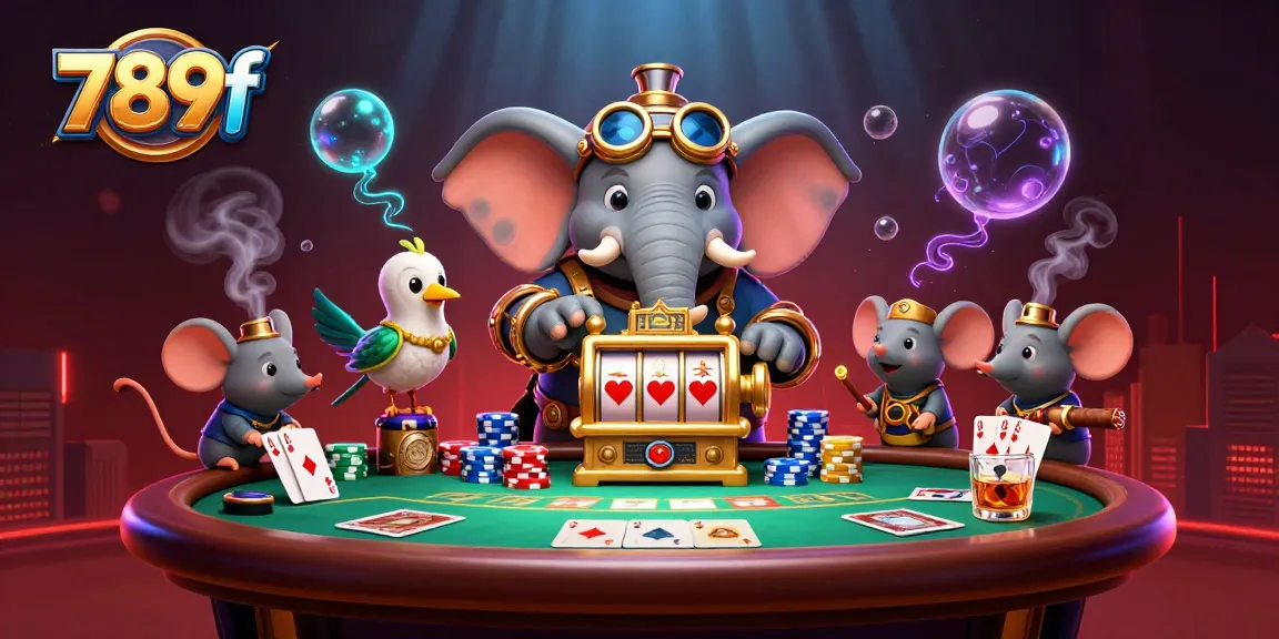 Experience thrilling gameplay with 789f's energetic casino scene showcasing poker and slots.