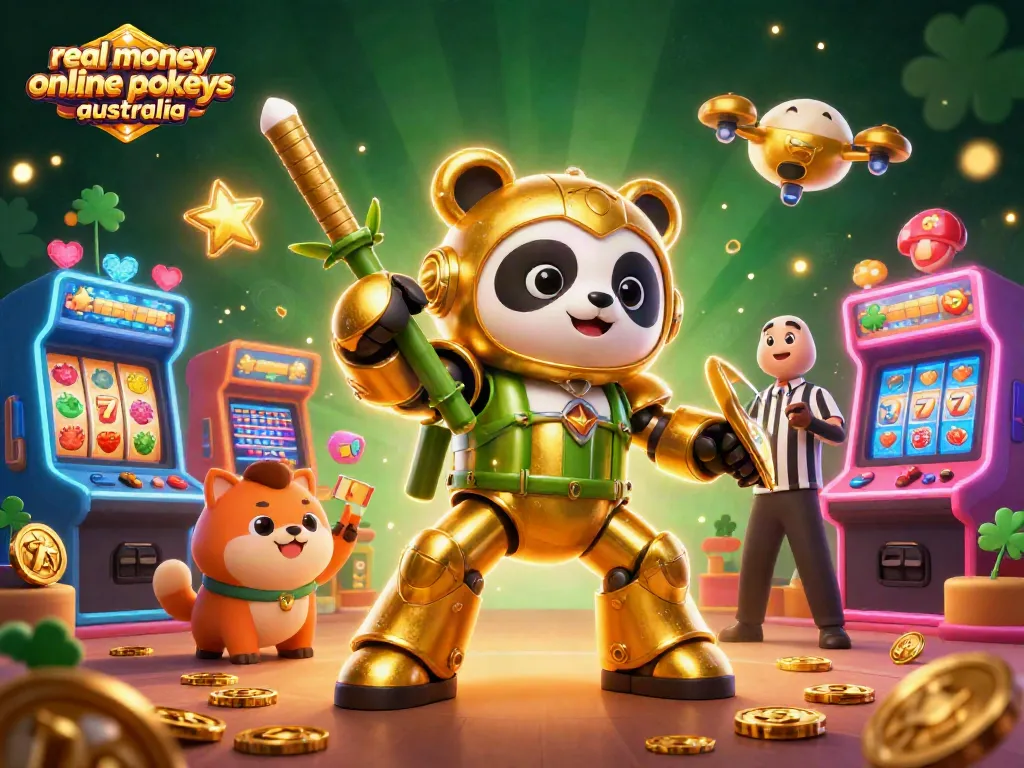 Play exciting real money online pokies Australia with vibrant 3D graphics and engaging gameplay elements.
