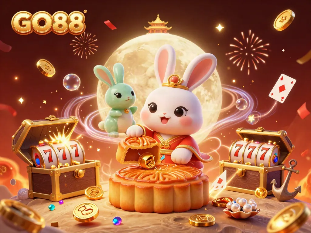 Celebrate wins at GO88 with exciting 3D casino illustrations featuring vibrant characters and elements.